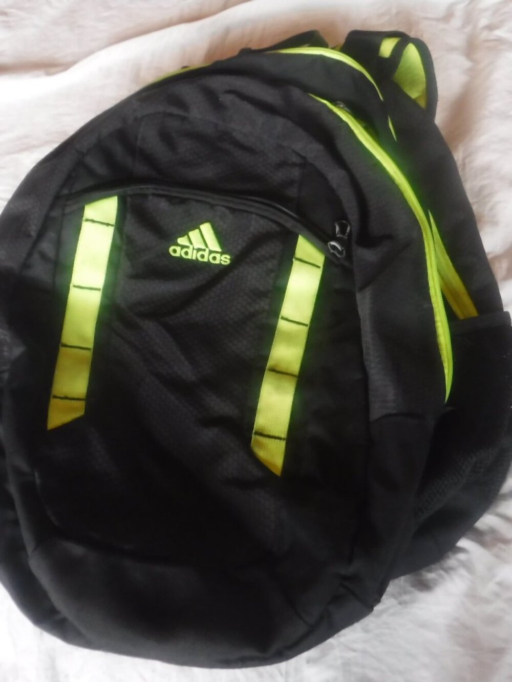 Adidas Black And Neo Load Spring Bag Backpack